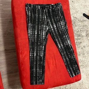 Banana Republic black and white pants